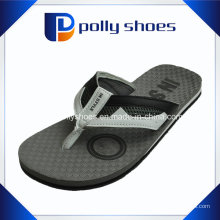 Homens Couro Tanga Verão Flip Flop Sandália Castanho Louco Cavalo